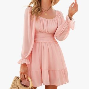 NWT light pink flowy dress